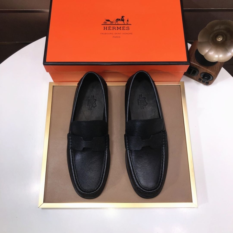 H**mes leather shoes